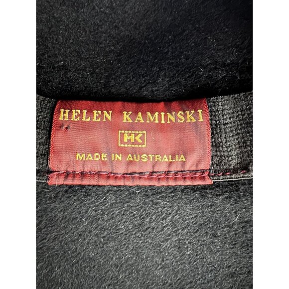 Helen Kaminski Black Wool Felt Wide Brim Hat Made In Australia main image 12